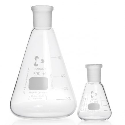 ABML 15221889 Erlenmeyer flask glass (NS ground neck) - 50ml - NS 14/23