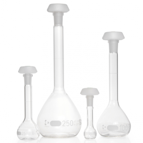 ABML 15270916 Volumetric flask glass, class B - 5ml (wide neck)