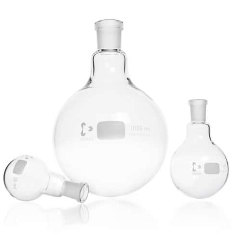 ABML 11726888 Round bottom flask glass (NS ground neck) - 25ml - NS 14/23