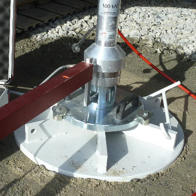 ABMD 081040305A Laadplaat voor HMP PDG Ø 600mm, 70 kg, met bevestigingsbout