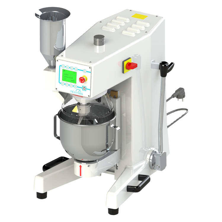 ABMB 10205 Mortar mixer, automatic program control and sand feeder 5 ltr TESTING